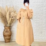 کفتان تک جیب کتان زنانه