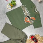 تیشرت و شلوار پسرانه پارچه پنبه با شلوارک کتان کیفیت عالی