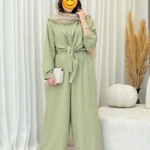 ست سارافون و شومیز گره ای زنانه