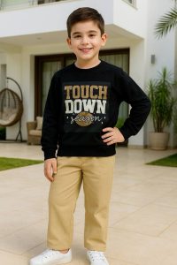 ست بلوز و شلوار کتان touch down