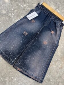 شلوار دخترانه شافل نگین دار